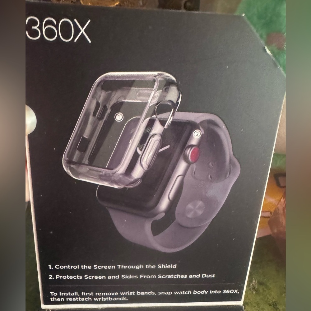 White Apple Watch Glass Hybrid Screen Protector - Picture 3 of 4